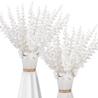 Kunstmatige eucalyptusbladeren, nepplanten, groen voor Kerstmis, bruiloften, feestdagen, huisdecoratie, bloemstukken, nepbloemen