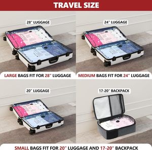 G-Modern Plastic Travel <strong>Foldable</strong> Vacuum <strong>Bag</strong> with Electric Pump-Saves Space in Luggage Quick Packing &amp; Ready for Immediate Travel - Product Image 4