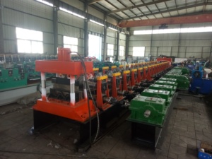 Năng suất cao <span class=keywords><strong>W</strong></span> hồ sơ hàng rào thép 2 chùm 3 chùm đường cao tốc hộ Lan Tôn sóng cuộn hình thành dây chuyền sản xuất - Product Image 5