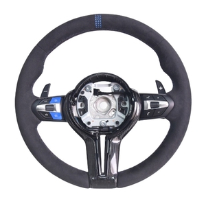 <span class=keywords><strong>Volante</strong></span> Deportivo Estilo CS con Detalles en Carbono y Alcántara para <span class=keywords><strong>BMW</strong></span> F10 F20 F22 F30 F31 M2 F87 <span class=keywords><strong>M3</strong></span> F80 M4 F82 F85 F90 F15 E70 E90, Disponible en Stock - Product Image 2