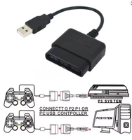 Câble adaptateur USB pour manette de jeu, de PS2 à PS3, PC, accessoires de jeux vidéo