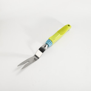 Stainless Steel Garden Fork With Plastic Handle Durable Manual Tool For Home Gardening Use - Product Image 1