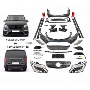 <span class=keywords><strong>Prix</strong></span> d'usine Kit carrosserie style W447 TI pour <span class=keywords><strong>Mercedes</strong></span> Classe V W447 <span class=keywords><strong>Vito</strong></span> V250 V260 Pare-chocs de voiture Grille Phares LED Feux arrière - Product Image 1