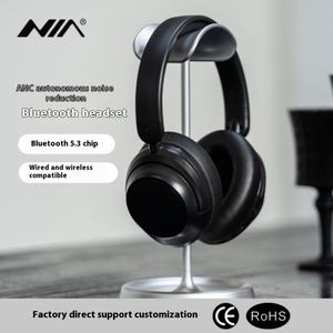 J1 ANC Cancelación activa de ruido Cómodo teléfono móvil directo de alto valor Deportes al aire libre Blue Tooth Auriculares inalámbricos sobre la oreja - Product Image 2