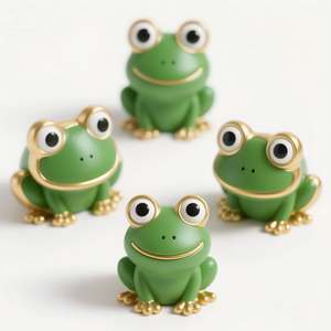 Adorabile Statuetta in Resina di Famiglia di Capibara con Cesto di Fiori, Graziosa Statua Animale per Arredamento Casa, Regalo Emozionante per la Festa della Mamma - Product Image 3