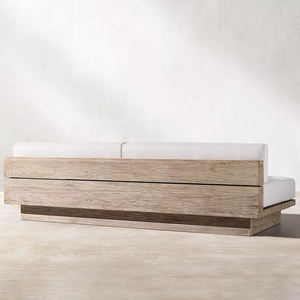 Luxo teca madeira exterior jardim sofá conjunto pátio mobiliário para Villa Resort Hotéis e varandas para uso varanda - Product Image 6