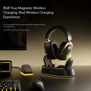 Casque de jeu supra-auriculaire MCHOSE V9 Turbo+ avec transducteur dynamique, annulation active du bruit, autonomie de 20 heures, sans fil magnétique - Product Image 2