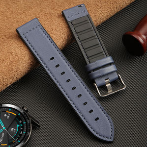 Correa de silicona híbrida para reloj Samsung <span class=keywords><strong>Galaxy</strong></span> <span class=keywords><strong>Watch</strong></span> 4 <span class=keywords><strong>5</strong></span> <span class=keywords><strong>Pro</strong></span> /<span class=keywords><strong>Active</strong></span> 2 /Huawei GT 2, 20MM, 22MM - Product Image 2