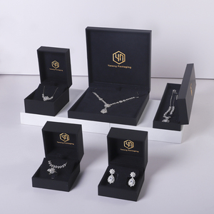 <strong>Jewelry</strong> Packaging <strong>Box</strong> with logo Luxury <strong>Jewelry</strong> Gift <strong>Box</strong> Pink Drawer Flip Tactile Paper for Ring/Necklace/Pendant Suede Lining - Product Image 2