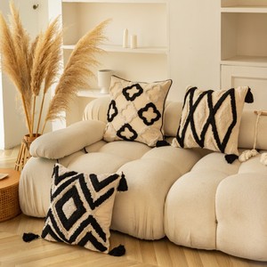 Luxury Geometric Throw Pillows Square Plush <b>Cushions</b> Removable Cover Living Room Decorative Pillowcases - Product Image 1
