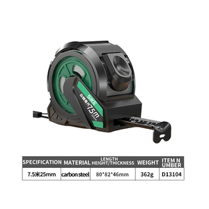 أدوات قياس عالية الجودة احترافية من الصلب ، ومطلية بالبلاستيك ، متري - Product Image 6