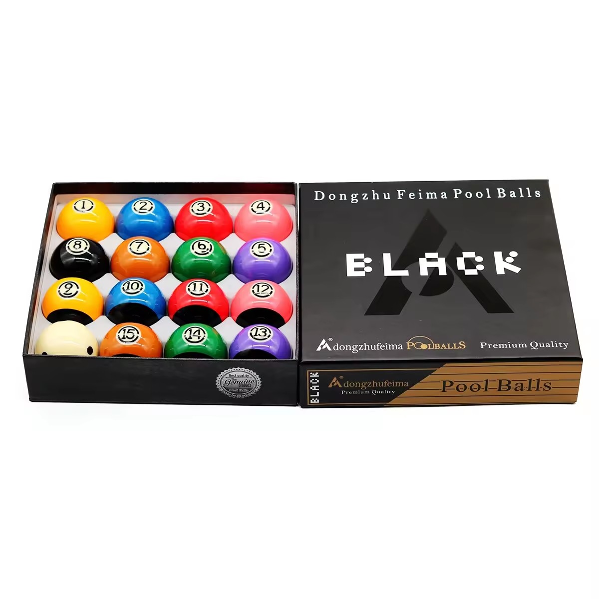 High Quality 16A Grade Billiard Resin Pool Balls - 16pcs/set