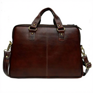 New Collection Korean Casual Genuine Leather Eco-Friendly Lightweight Office Laptop Messenger Bag Waterproof Convertible Design - Product Image 2