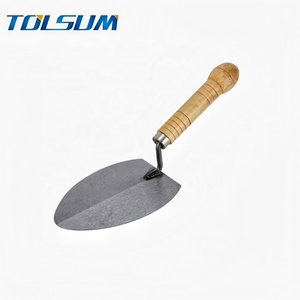 Espátula de Albañilería de Acero al Carbono con Mango de Madera Industrial de Alta Calidad, Agarre Ergonómico, Herramienta de Albañilería, Herramienta para Bordillos de Concreto, Herramientas de Estuco - Product Image 3