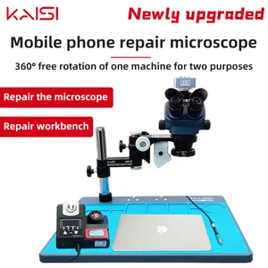 Kaisi TX-350S Plus Microscope For Mobile Phone Repair Linkable Camera Configure A New Super Large Bottom Plate