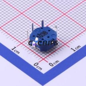 Resistencia Ajustable/Potenciómetro RK08H11100UD, Componente de Orificio Pasante (THT), Resistencia de 10kOhm, 30%, 20V, 30mW - Product Image 2