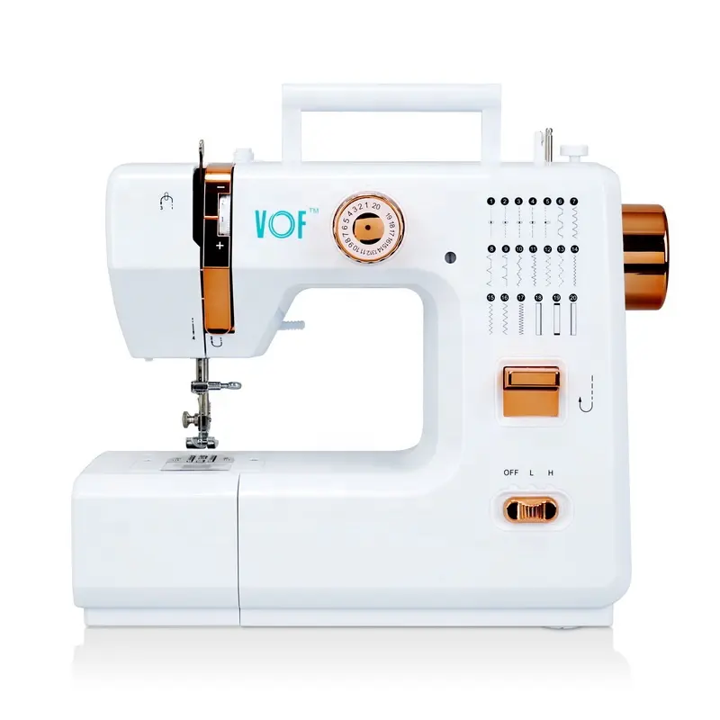 Amazon top 5 fornecedor personalizar máquina de costura doméstica portátil FHSM-618 alfaiate máquina elétrica