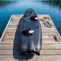 Planche de surf électrique à grande vitesse 55 km/h en fibre de carbone pour adultes, sports nautiques avec batterie 48V