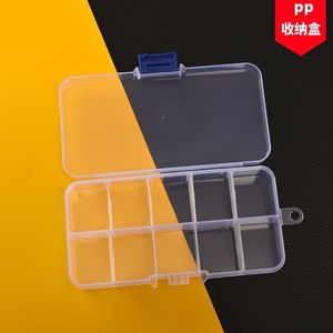 Transparent Plastic <b>Storage</b> <b>Box</b> 10 Compartment Rectangle Jewelry Stationery Organizer PP <b>Material</b> - Product Image 5