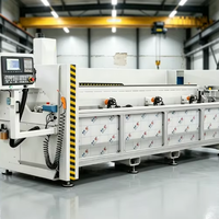 Centre d'usinage CNC 3 axes pour profilés aluminium, perçage et fraisage, pour la fabrication de fenêtres en aluminium