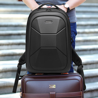 Sac à dos pour ordinateur portable AOPINYOU, personnalisé en usine, pour hommes, 15,6 pouces, unisexe, résistant à l'eau, coque rigide, port USB, sac de voyage d'affaires