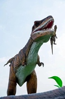 Attractions de simulation de dinosaures de haute qualité, dinosaures animatroniques pour parcs d'attractions intérieurs et extérieurs