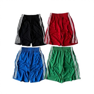 Shorts de Diseño Premium con Bloques de Color Cian, Negro, Blanco y Gris, Estilo Urbano, Casual, Ligeros, Transpirables, Duraderos y Cómodos - Product Image 3