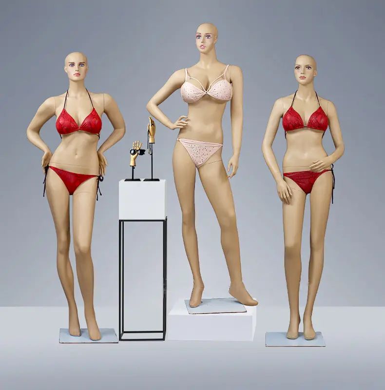 Fabriek Prijs Groothandel Fullbody Make-Up Gezicht Sexy Grote Borst Borst Vrouwelijke Mannequin Voor Beha Display