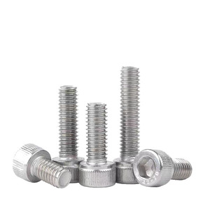 304 Stainless Steel Cylindrical Head <b>Socket</b> Cap Screws Din912 Grade A Industrial Construction Use - Product Image 3