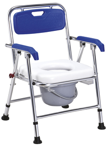 Silla de ruedas con asiento elevable y asa hueca, soporte lumbar y respaldo, ayuda para la movilidad, para cuidado en el dormitorio - Product Image 3
