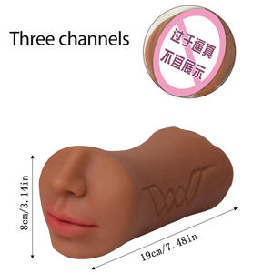 <span class=keywords><strong>3</strong></span> in 1男性オナニーリアルポケットプッシーリアル口オーラルセックスポケットプッシー男性オナニーカップ - Product Image 5