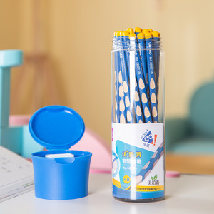 Smart 99 HB Pencils Blue Triangular Hexagonal For Kids Writing Exam Use Safe Non Toxic School Office Supplies - Product Image 1