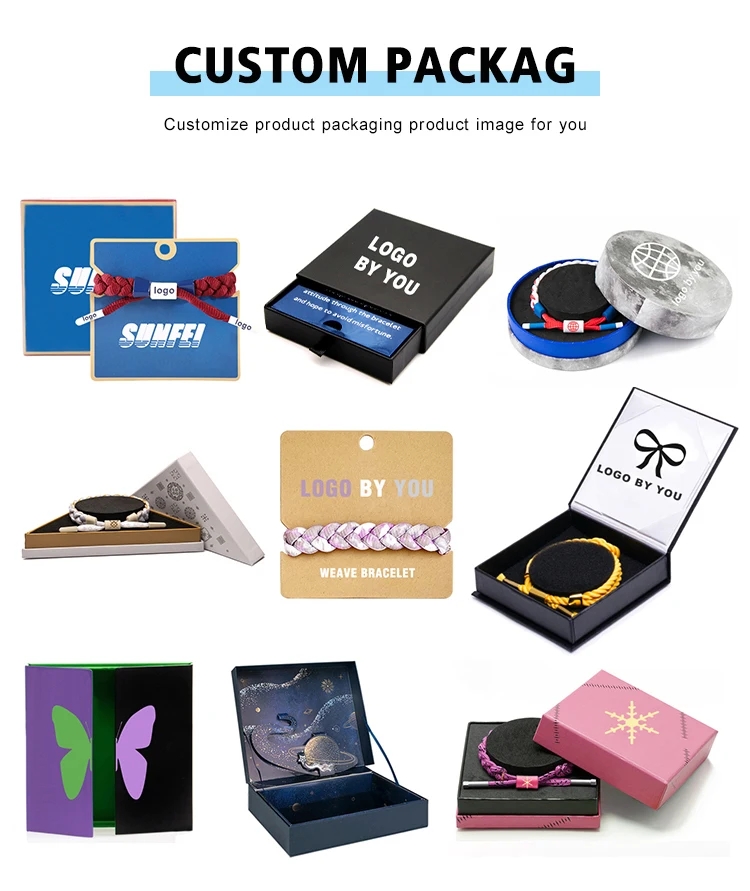 Paquete de pulsera personalizada