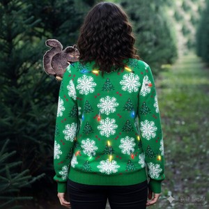 2026 Manufacturer Custom 3D Elk Anime <strong>Funny</strong> <strong>Christmas</strong> Tree Sweater Woman Ugly Celebrity Carnival <strong>Christmas</strong> <strong>Jumpers</strong> <strong>Women</strong> - Product Image 3