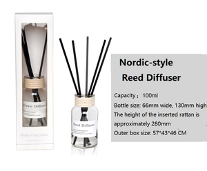 2025 nóng bán sang trọng trang trí nội thất làm mát không khí hương thơm sợi khuếch tán sậy gậy hương thơm hấp thụ bấc 100ml sậy khuếch tán - Product Image 5