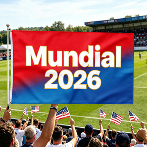 Bandiera Coppa del Mondo 2026 in Poliestere 100D, Bandiera Nazionale della <span class=keywords><strong>Turchia</strong></span> 3x5 FT - Product Image 5
