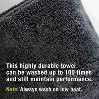 850GSM multi-pack serviettes en microfibre serviette de nettoyage de voiture doux sans rayures séchage rapide pour détailler la cire serviette de lavage de voiture