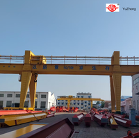 Grue à double poutre de haute qualité et robuste, hauteur de levage maximale de 52 m, 125/30 tonnes, 150/50 tonnes, boîte de vitesses à roulements à billes à commande de précision