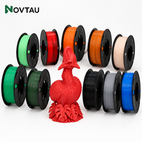 Filament PLA Novtau 1,75 mm, bobine de 1 kg, matériau et fournitures pour imprimante 3D pour impression FDM et FFF, pour modèles créatifs