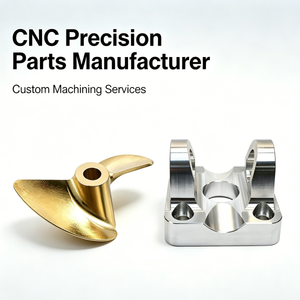 CNC Custom Brass Stainless Steel 304 High-Strength Corrosion-Resistant Polished Surface Marine Propeller <b>Wire</b> EDM Drilling - Product Image 3