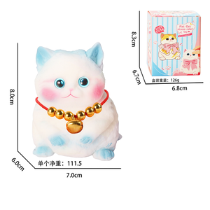 ของเล่นบีบคลายเครียดรูปสัตว์น่ารัก แมวและหมู ตุ๊กตาบีบรูปสัตว์แสนน่ารัก ของเล่นบีบรูปสัตว์ - Product Image 4