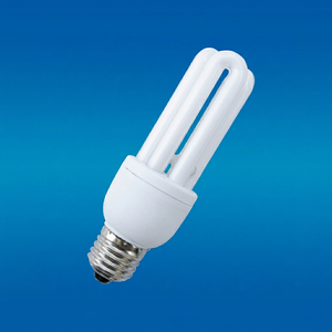 Bombilla CFL E27 Forma 3U 6000K Luz Diurna 80lm/W 1440 Lúmenes 6000 Horas CRI 80 AC 220V Garantía de 2 Años OEM Interruptor de Plástico Blanco - Product Image 1