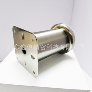 YIJUN Iron Cylindrical Furniture Legs 456 Space Gray Adjustable With Anti Slip Pads For Table Cabinet Sofa - Product Image 4