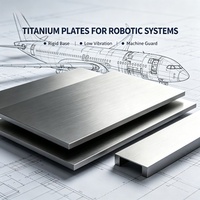 Tôle de titane GR5 0,5 mm-4 mm laminée à chaud, plate, pour structure d'avion, support, renfort, découpe laser personnalisée, soudage
