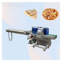 Machine d'emballage automatique horizontale BG-600 pour sacs à flux continu, idéale pour le pain tortilla souple, les pizzas et les burritos (emballage coussin)