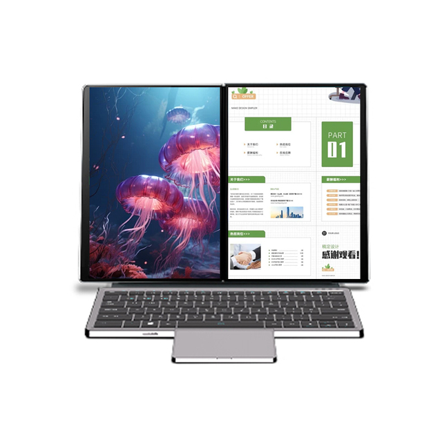 Customized OEM 10.95" Dual Screen Touch Notebook 2-in-1 Touch Laptop Portable Laptop