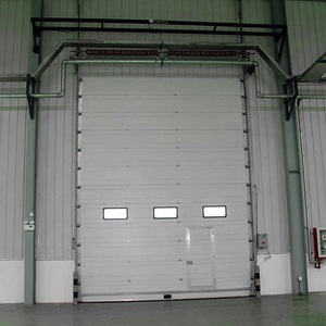 Portes à enroulement électriques industrielles sur mesure, couleur blanche, acier isolé, entrepôt d'usine, alliage d'aluminium - Product Image 2