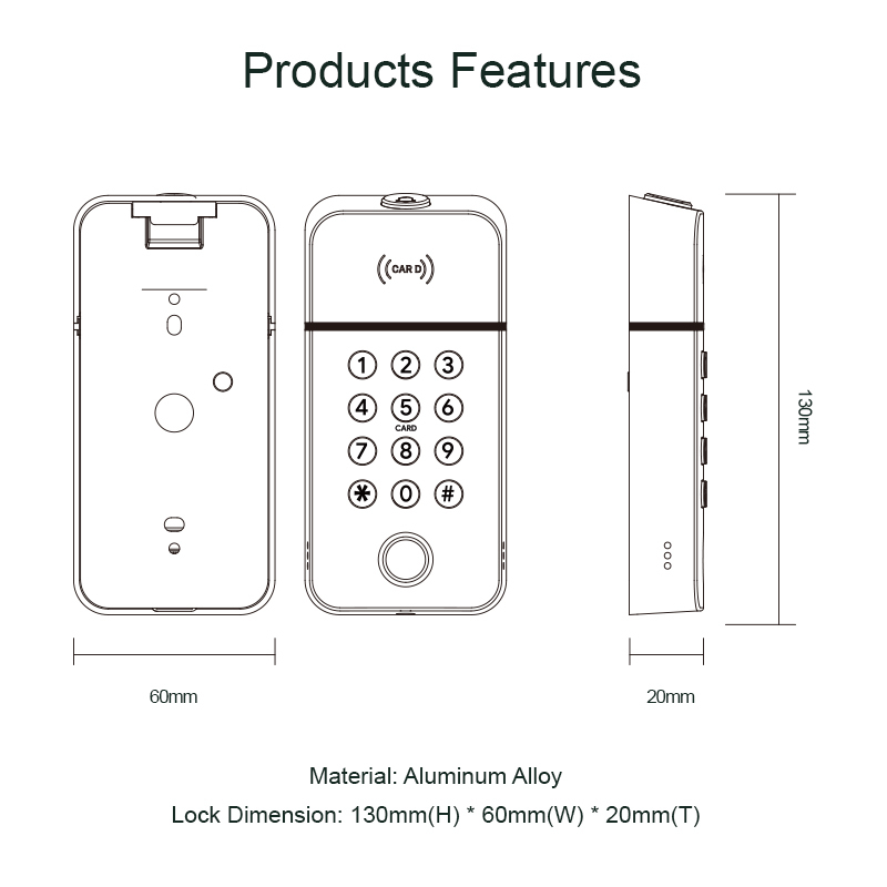Liliwise Waterproof Outdoor Code Smart Lock Camera 3D Face Recognition Smart Door Lock Rfid Keypad Access Control · image 3