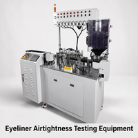 Machine de test d'étanchéité automatique pour eye-liner cosmétique Gentech, capacité de 60-120 tubes/min, puissance de 1,5 kW, 220 V, métal et plastique