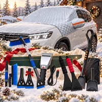 Outil de dégivrage de pare-brise pour voiture, outils de déneigement et de dégivrage de véhicule, cadeau automobile essentiel, grattoir EVA, brosse à neige, grattoir à glace chauffant